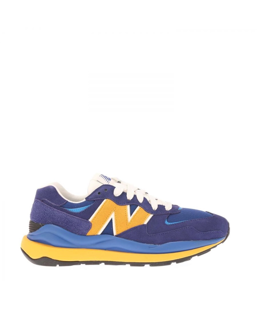 New Balance Mens 5740 Trainers in Blue Orange Suede - Size UK 9.5